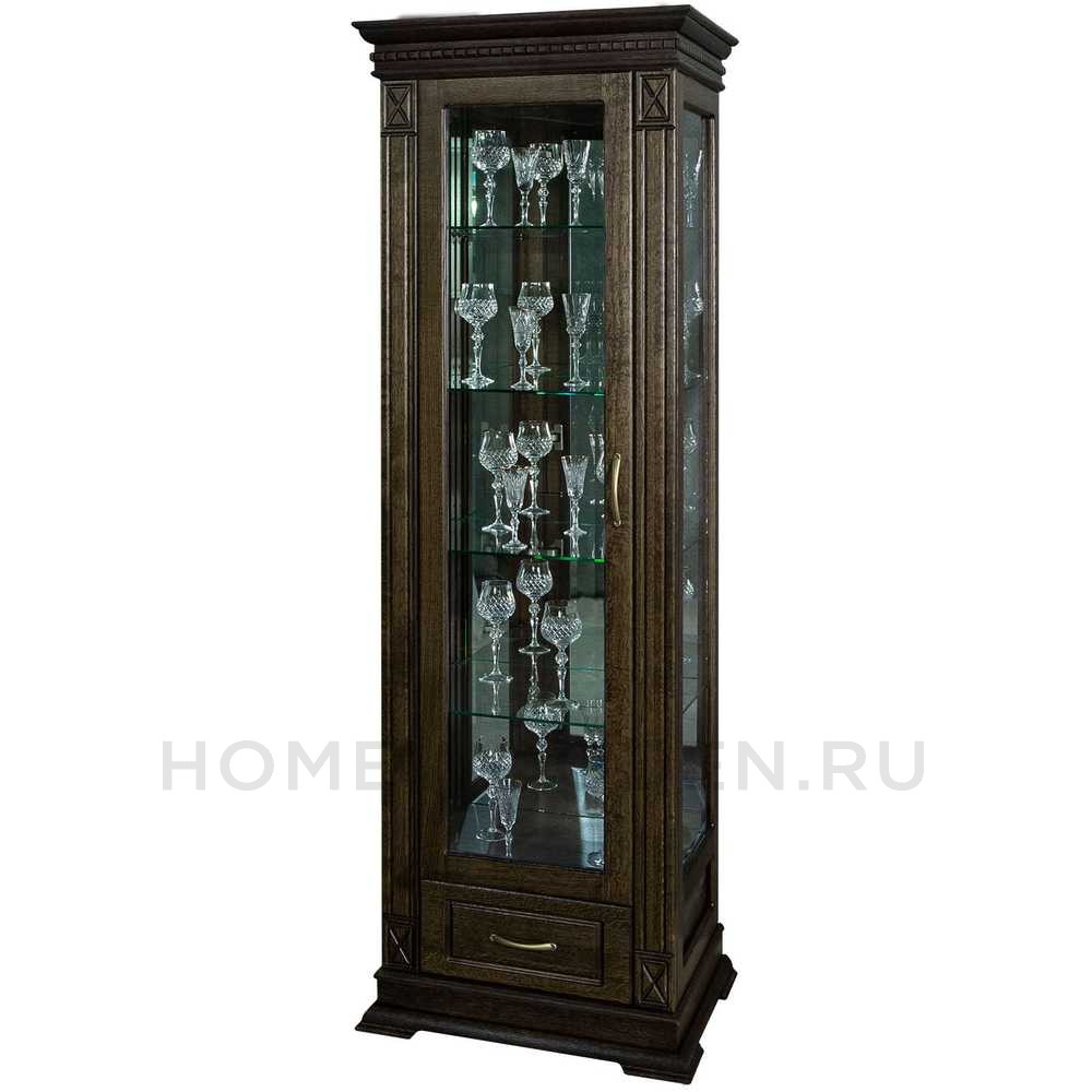 Шкаф-витрина Верди Классик П1.0487.0.11 (П487.11з)
