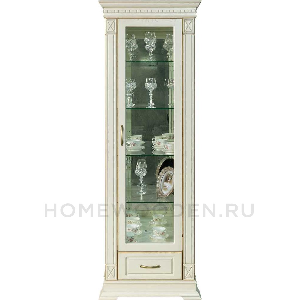 Шкаф-витрина Верди Классик П1.0487.0.11 (П487.11з)