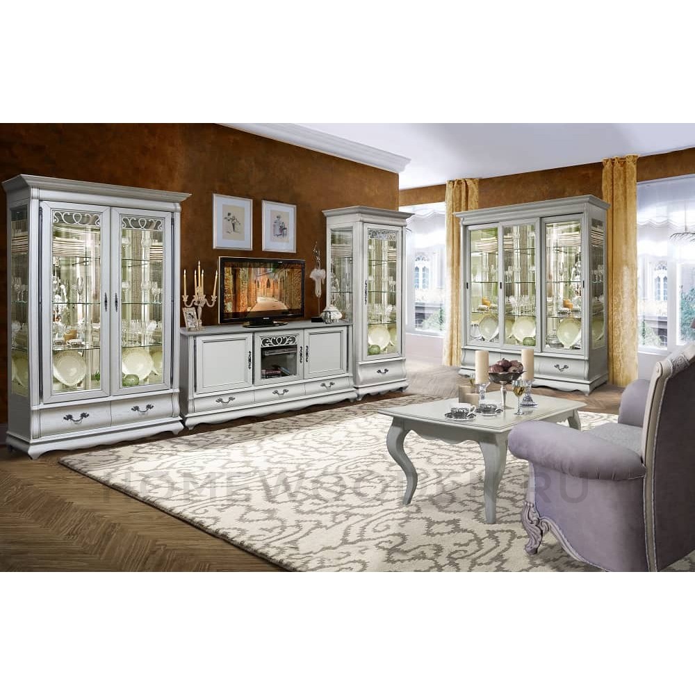 Шкаф с витриной Оскар ММ-210-03