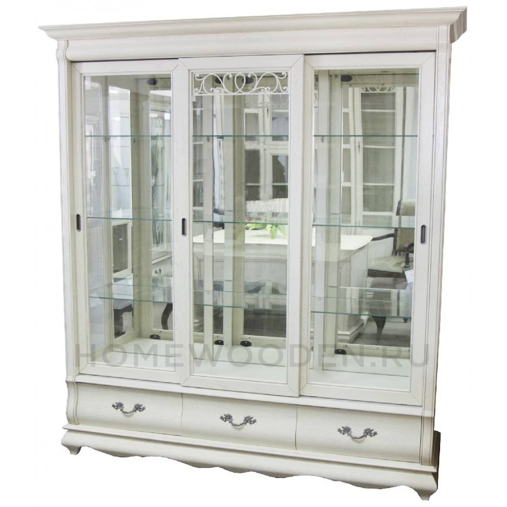 Шкаф с витриной Оскар ММ-210-03