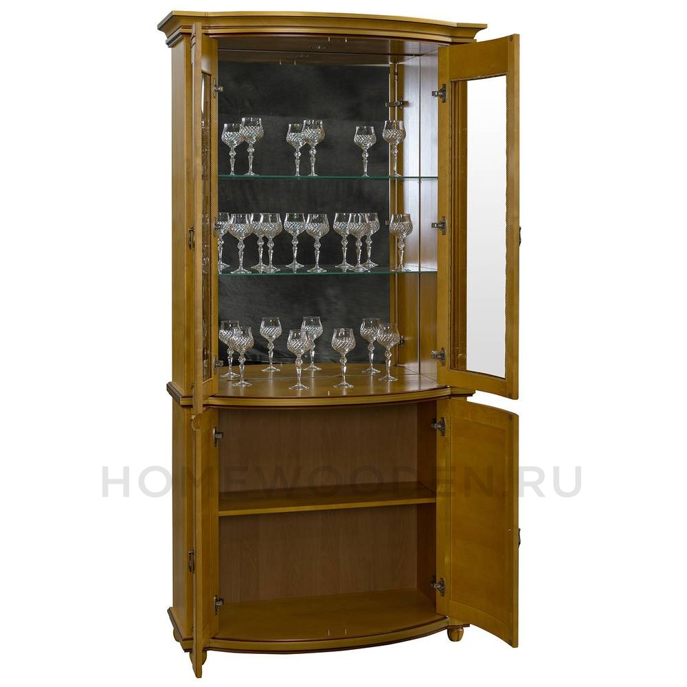 Шкаф комбинированный 2д Валенсия Классик П3.0589.0.02 (П244.15)