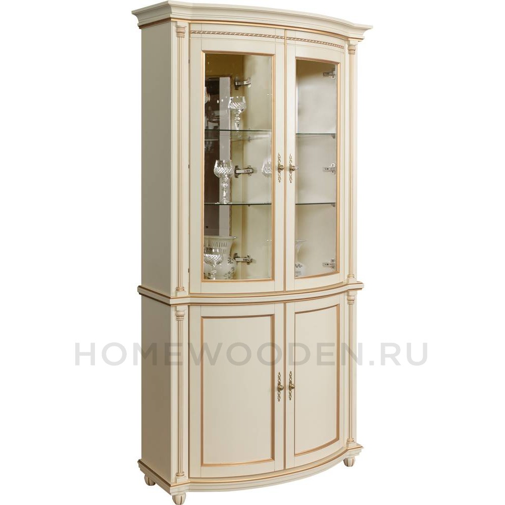 Шкаф комбинированный 2д Валенсия Классик П3.0589.0.02 (П244.15)