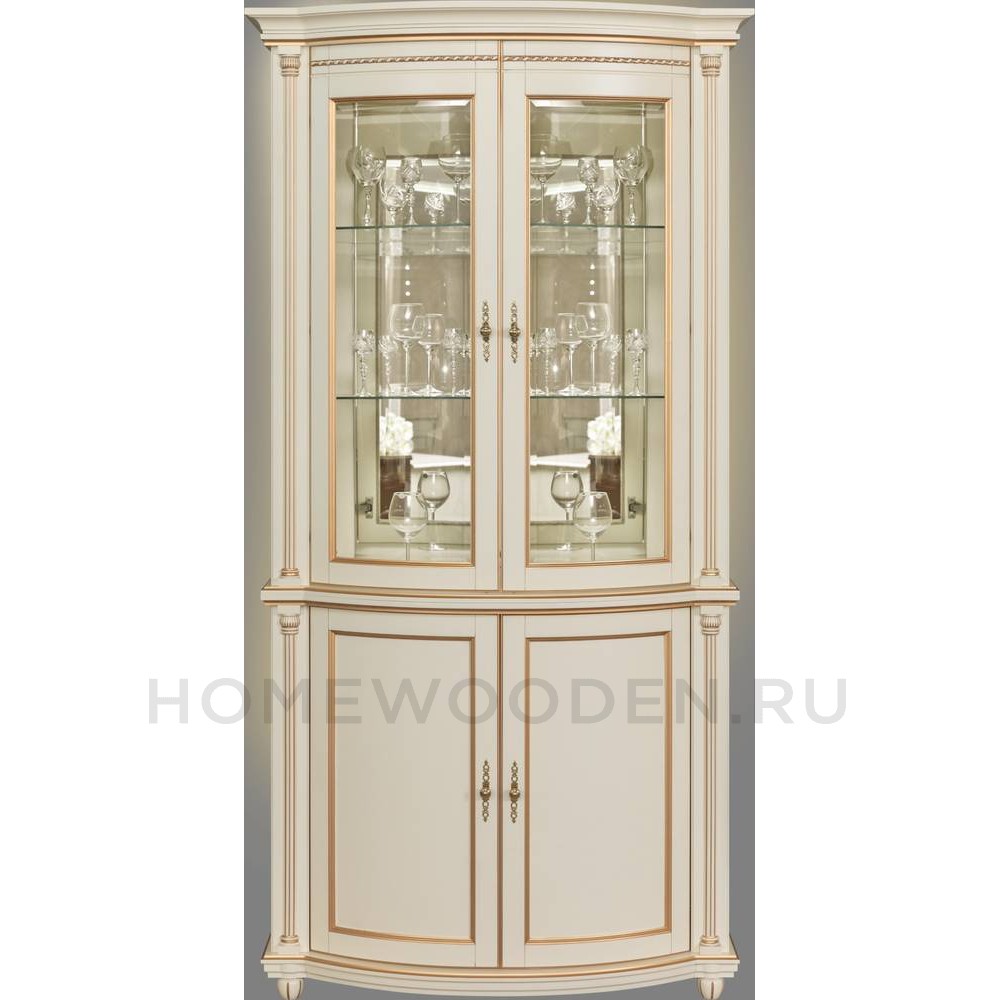 Шкаф комбинированный 2д Валенсия Классик П3.0589.0.02 (П244.15)