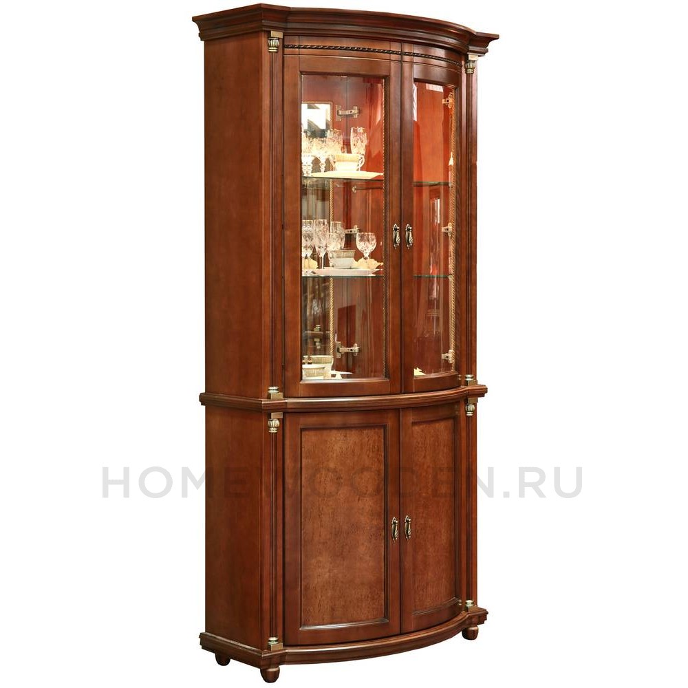 Шкаф комбинированный 2д Валенсия Классик П3.0589.0.02 (П244.15)