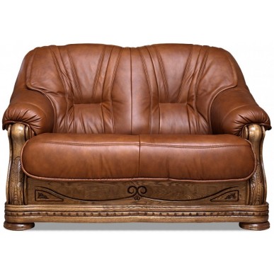 Кожаный диван Милан 1 двухместный