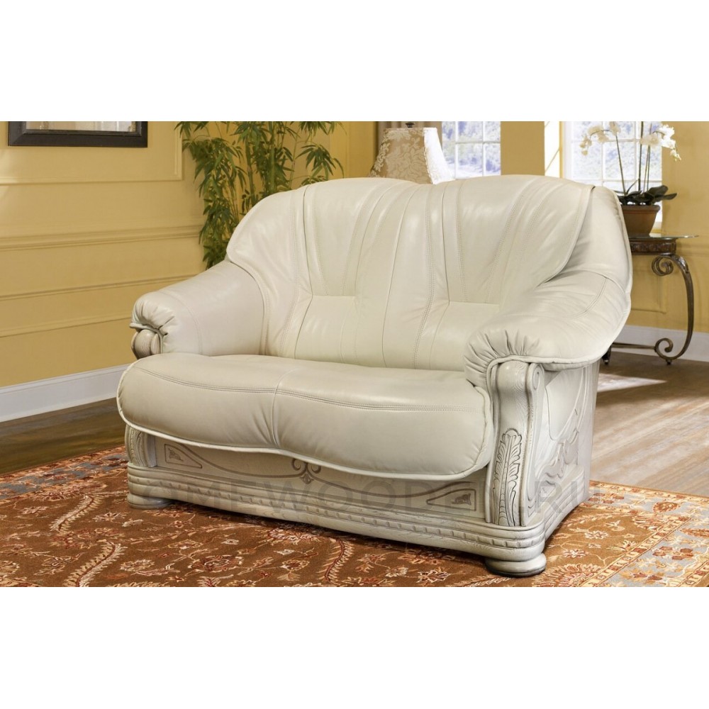 Кожаный диван Милан 1 двухместный