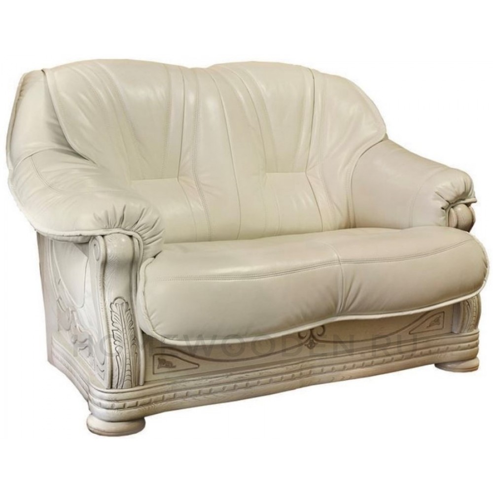 Кожаный диван Милан 1 двухместный