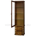 Шкаф с витриной Тунис П6.343.0.21 (П343.21Ш)