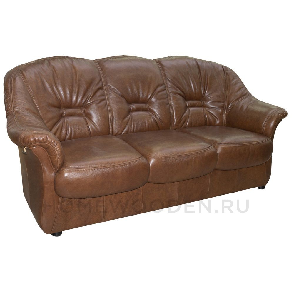Кожаный Диван Омега 3М