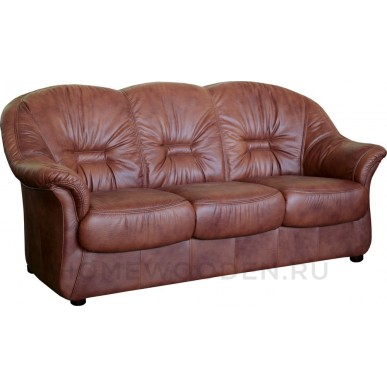 Кожаный Диван Омега 3М
