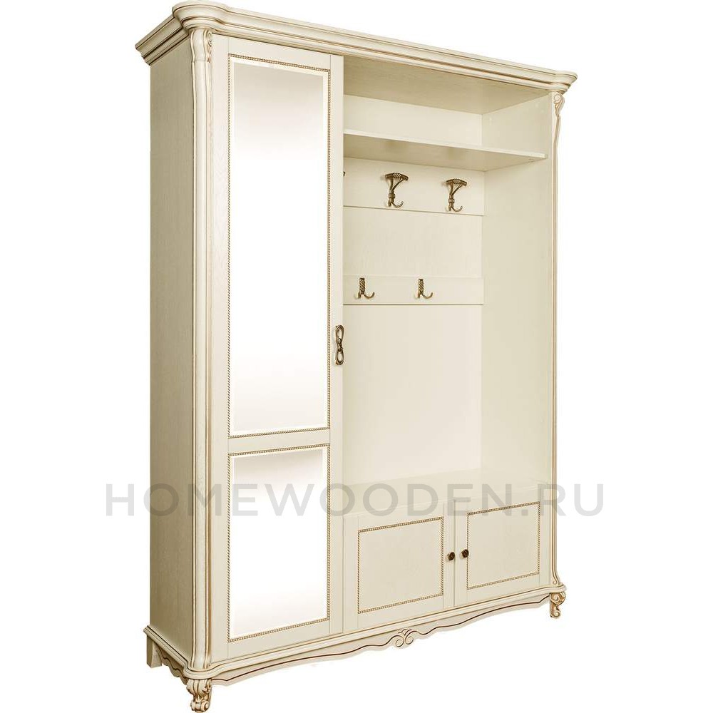 Шкаф комбинированный 3д Алези П1.350.3.01 (П540.01)