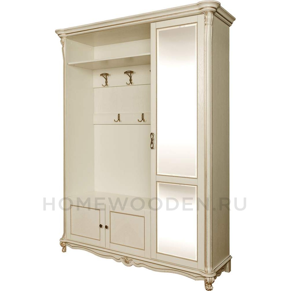 Шкаф комбинированный 3д Алези П1.350.3.01 (П540.01)