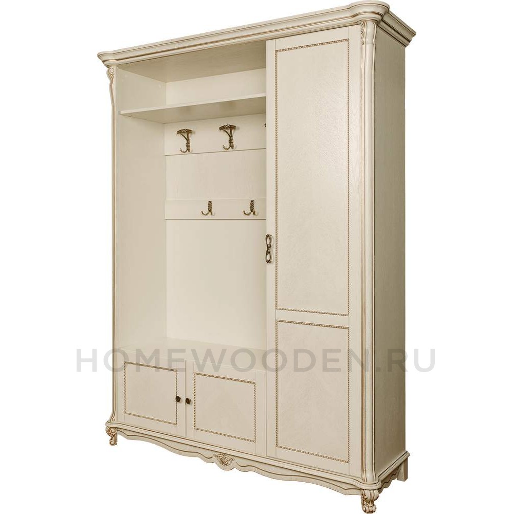 Шкаф комбинированный 3д Алези П1.350.3.01 (П540.01)