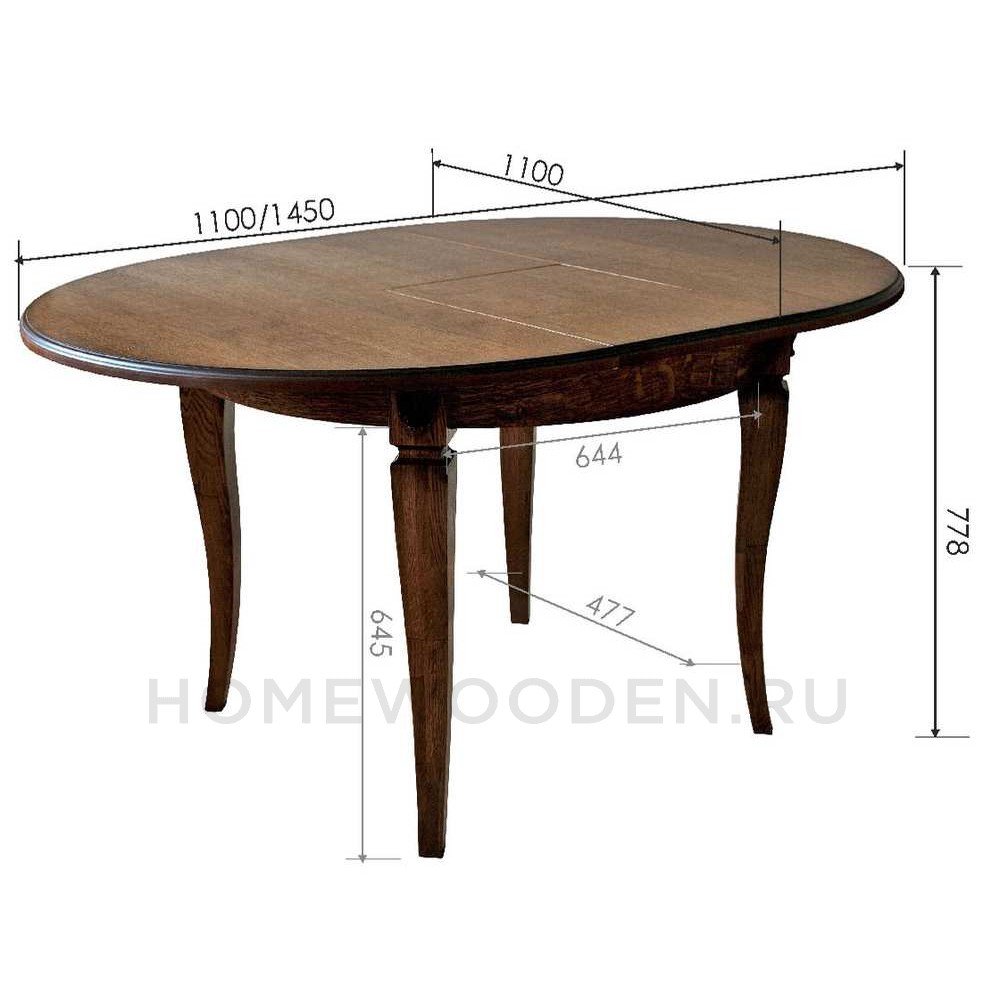 Стол Милана 12А П4.265.0.27 (318.08)