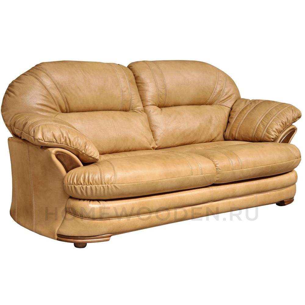Кожаный Диван Йорк 3М