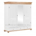 Шкаф "Хельсинки" 3SPGT-M из массива сосны