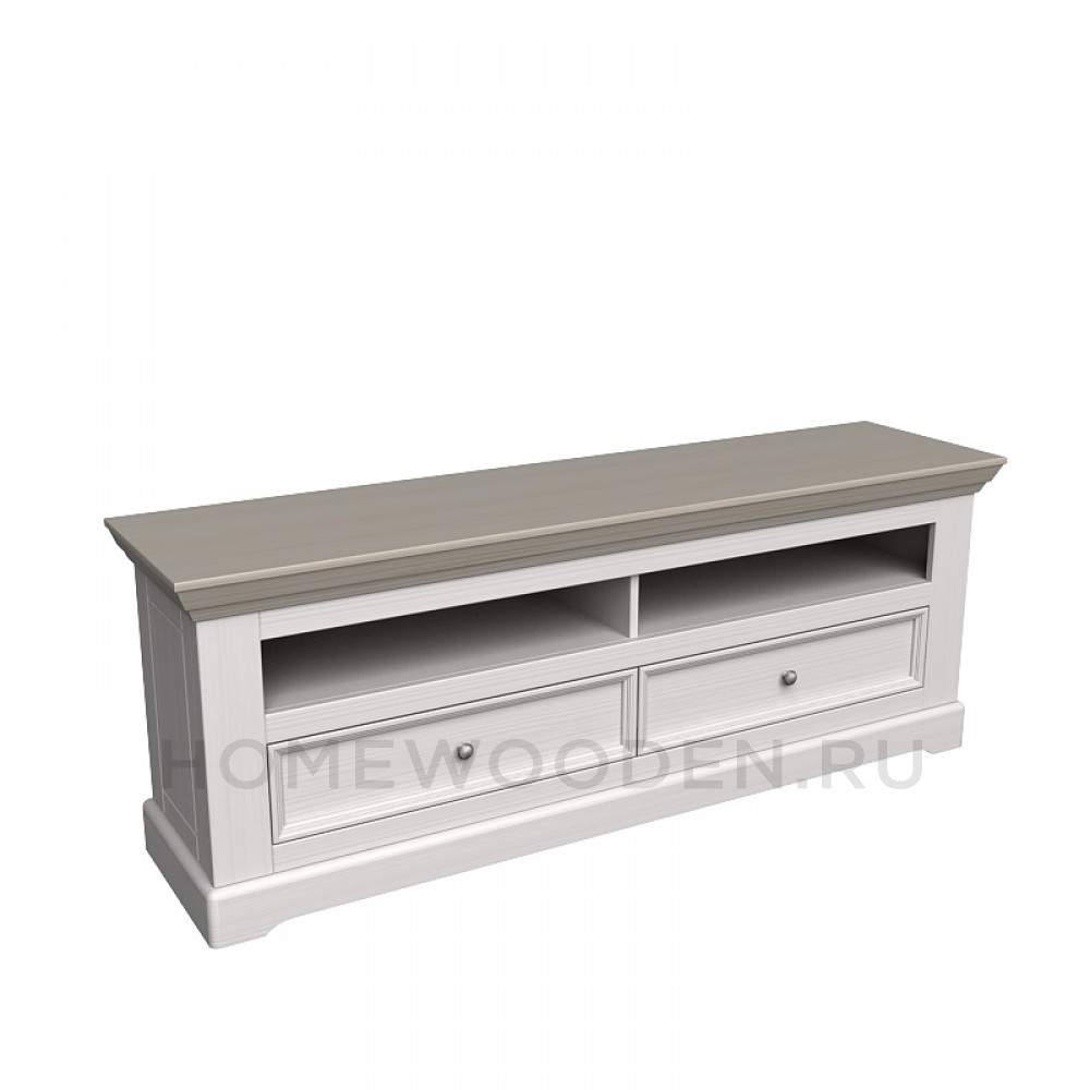ТУМБА ТВ ФОРЕСТ 2 ЯЩИКА БЕЛЫЙ ВОСК/АНТРАЦИТ