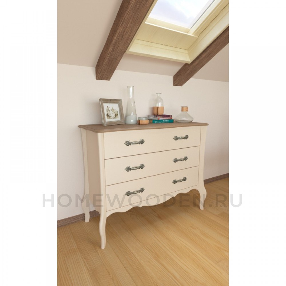 Комод Лебо с тремя ящиками
