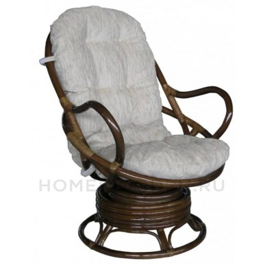 Крутящееся кресло качалка из ротанга 05/01 Крутящееся кресло качалка из ротанга 05/01