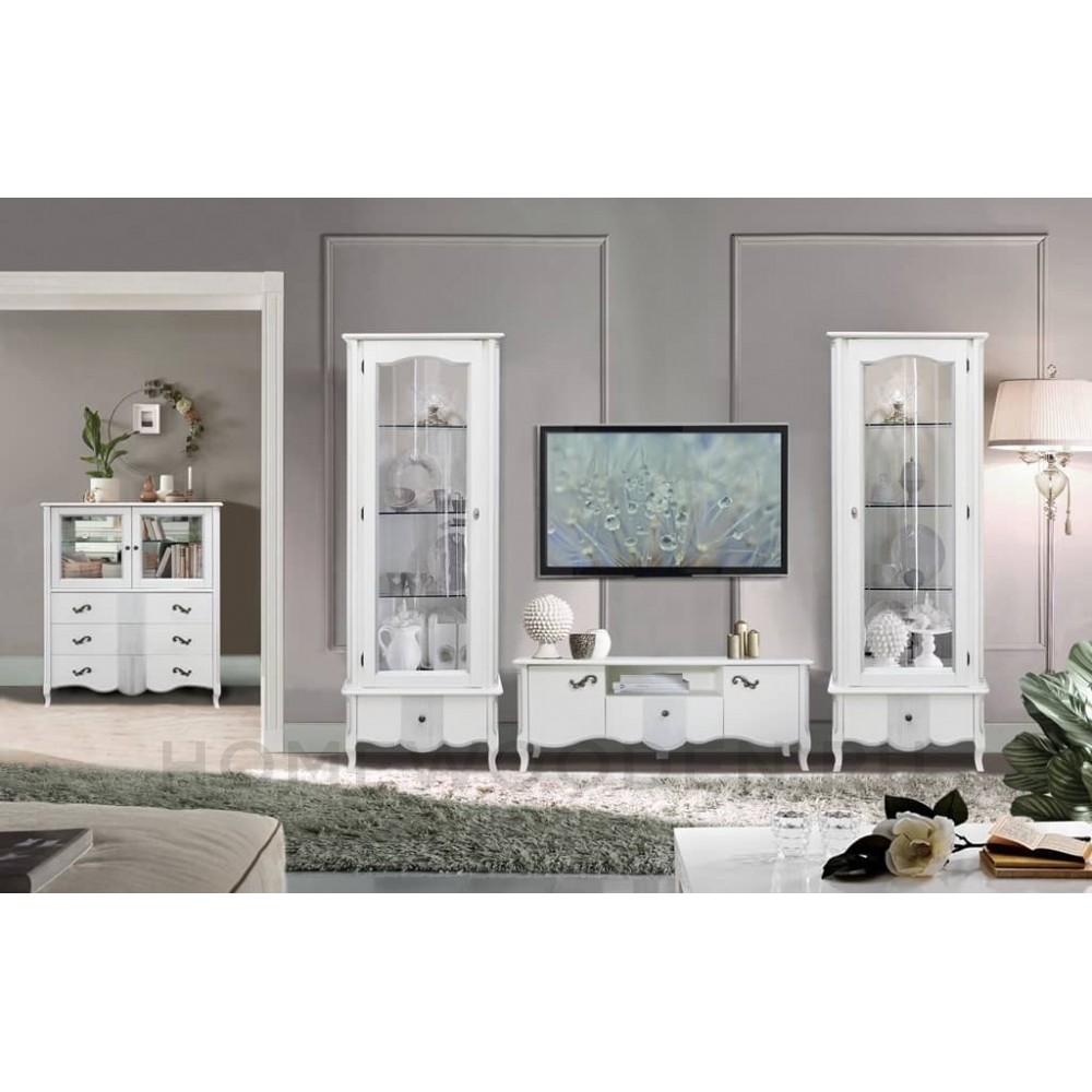 Шкаф с витриной Лаура ММ-351-01/01