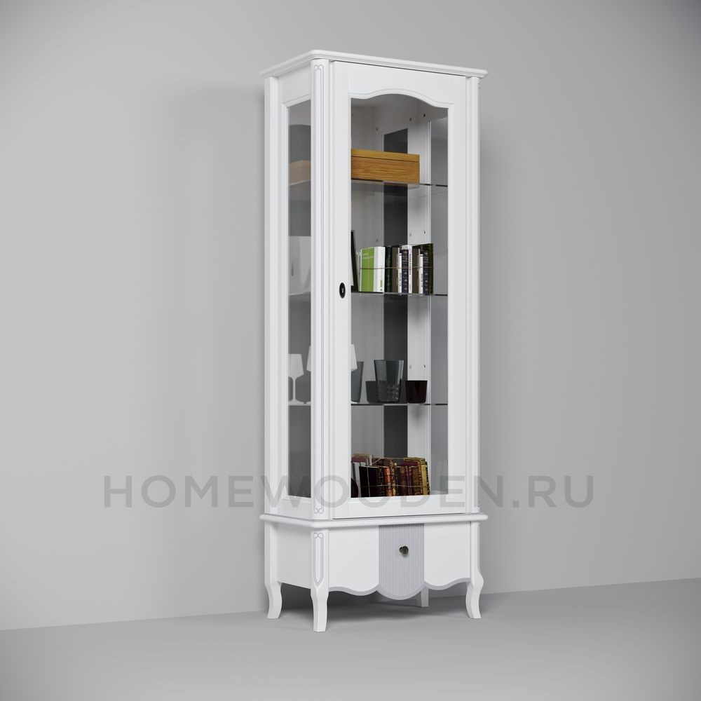 Шкаф с витриной Лаура ММ-351-01/01