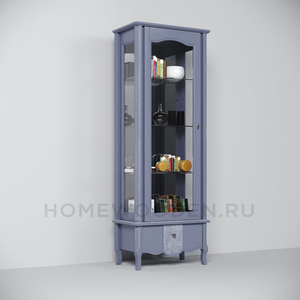 Шкаф с витриной Лаура ММ-351-01/01