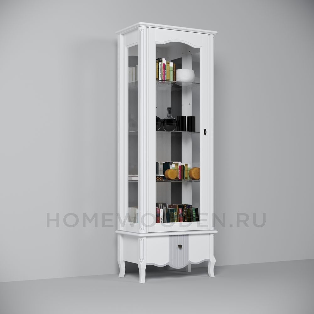 Шкаф с витриной Лаура ММ-351-01/01