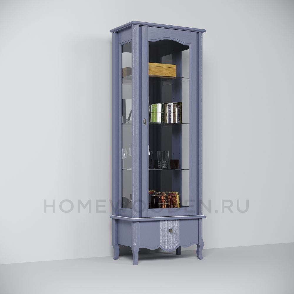 Шкаф с витриной Лаура ММ-351-01/01