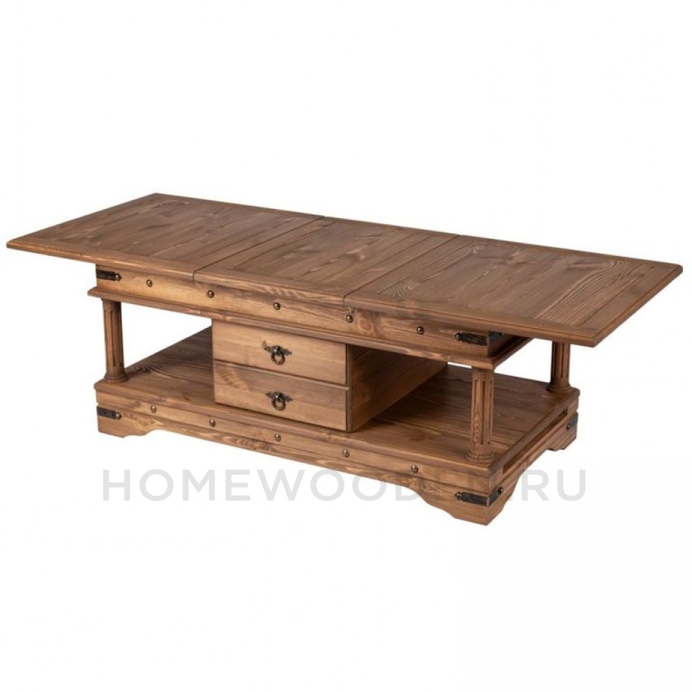 Стол журнальный Консул из массива сосны