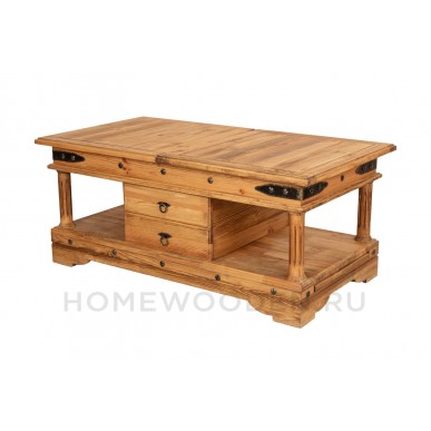 Стол журнальный Консул из массива сосны