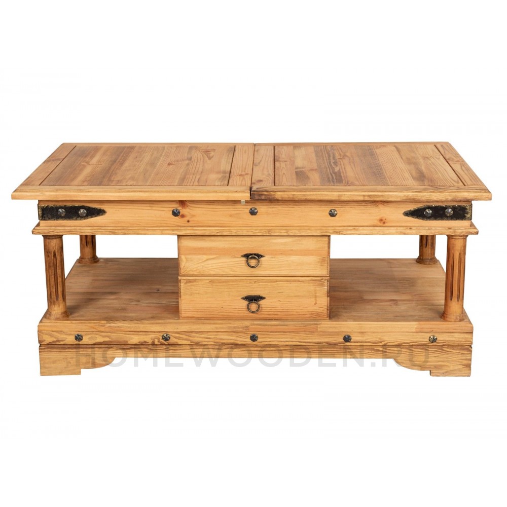 Стол журнальный Консул из массива сосны