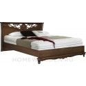 Кровать двойная Алези 16/1 с низким изножьем П349.16/1