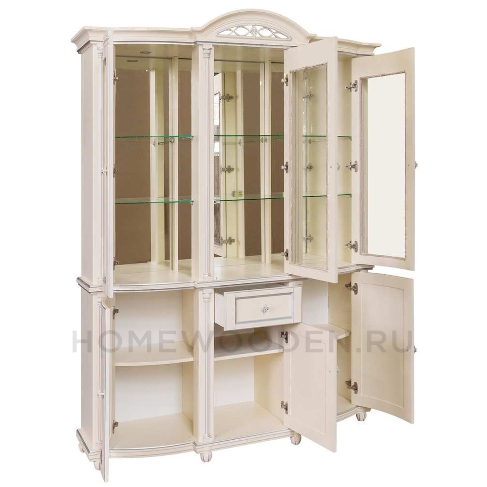 Шкаф комбинированный 3д Валенсия Классик П3.0589.0.03 (П244.11)