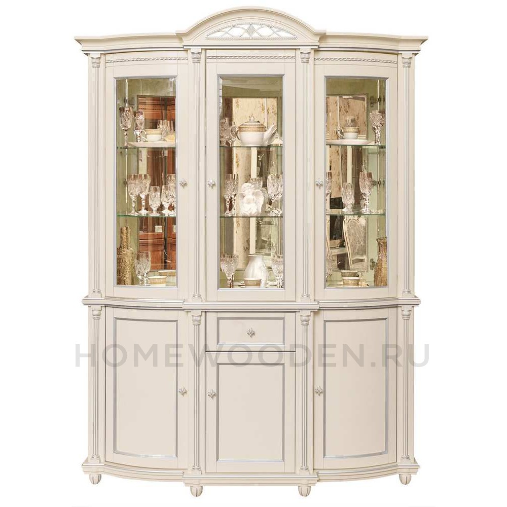 Шкаф комбинированный 3д Валенсия Классик П3.0589.0.03 (П244.11)