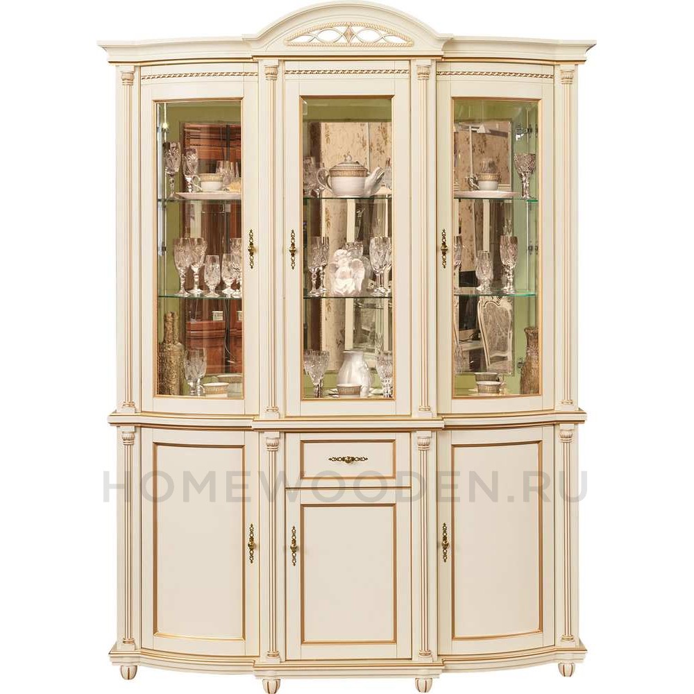 Шкаф комбинированный 3д Валенсия Классик П3.0589.0.03 (П244.11)