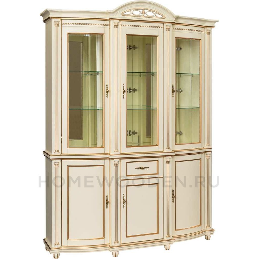 Шкаф комбинированный 3д Валенсия Классик П3.0589.0.03 (П244.11)