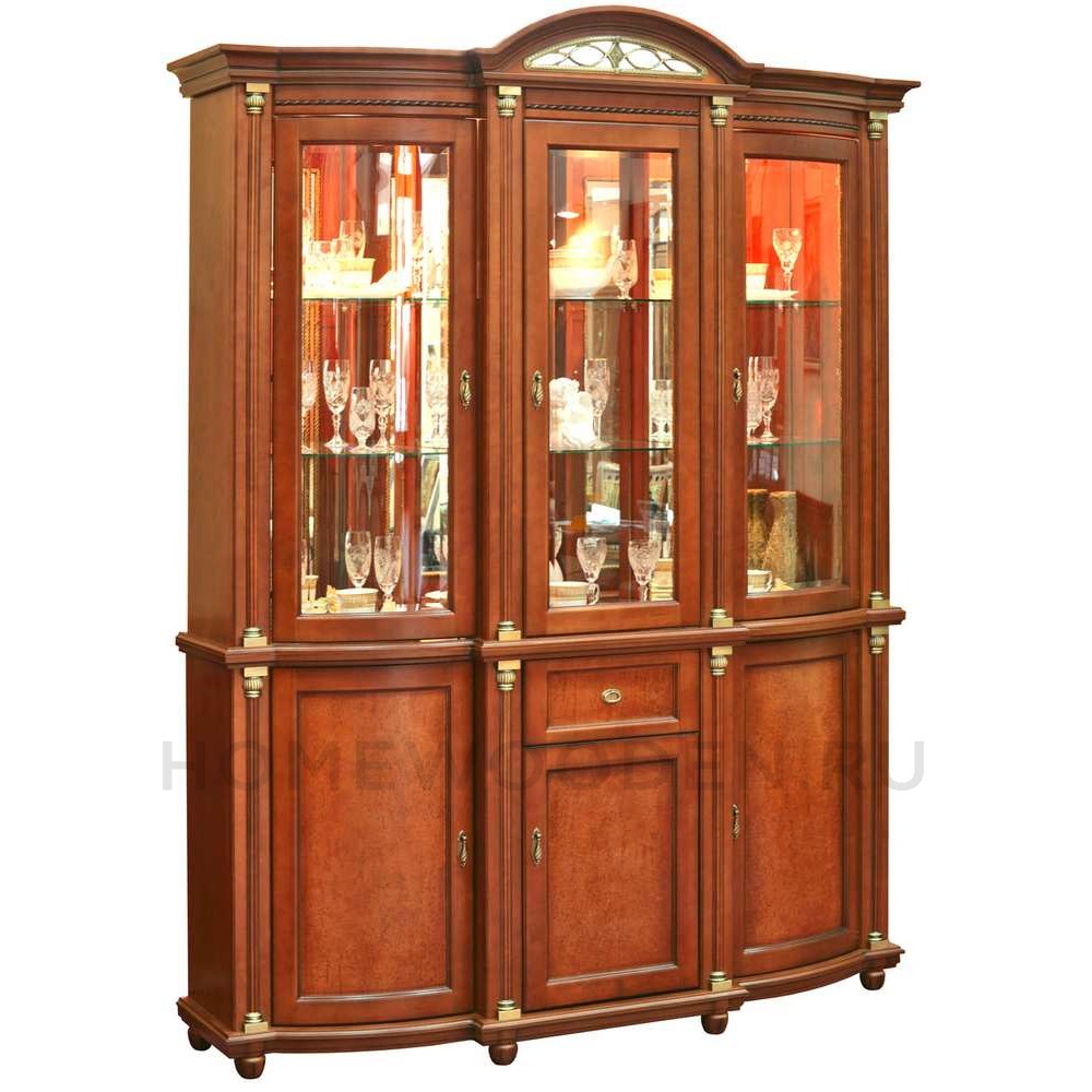 Шкаф комбинированный 3д Валенсия Классик П3.0589.0.03 (П244.11)