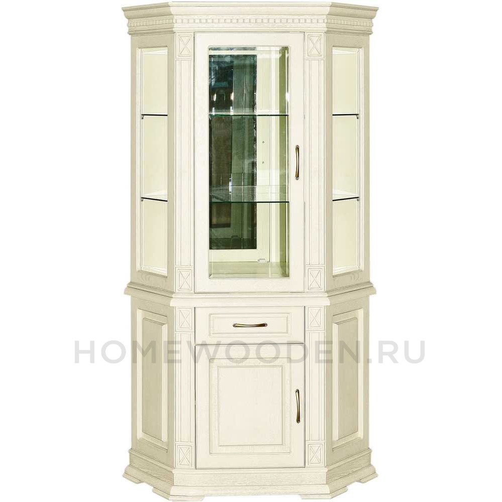 Шкаф комбинированный угловой Верди Классик П1.0487.0.18 (П487.18з)