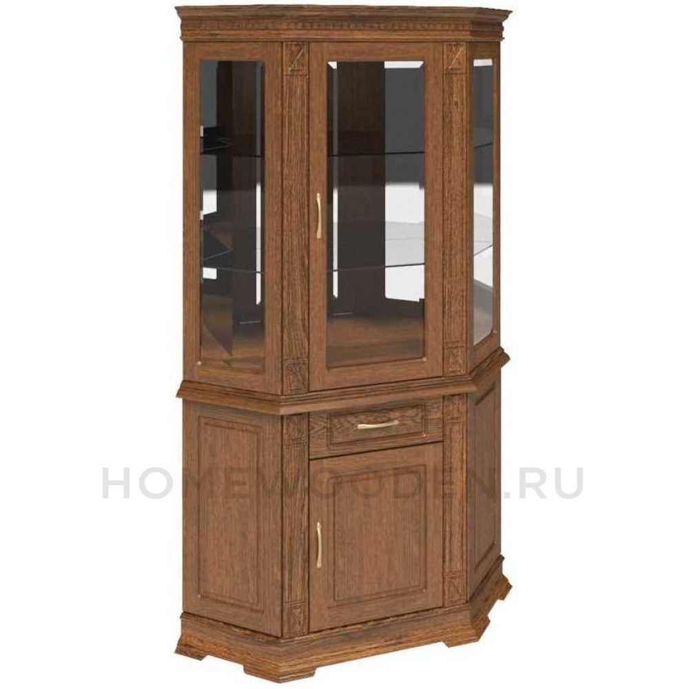 Шкаф комбинированный угловой Верди Классик П1.0487.0.18 (П487.18з)