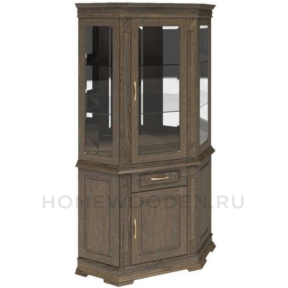 Шкаф комбинированный угловой Верди Классик П1.0487.0.18 (П487.18з)