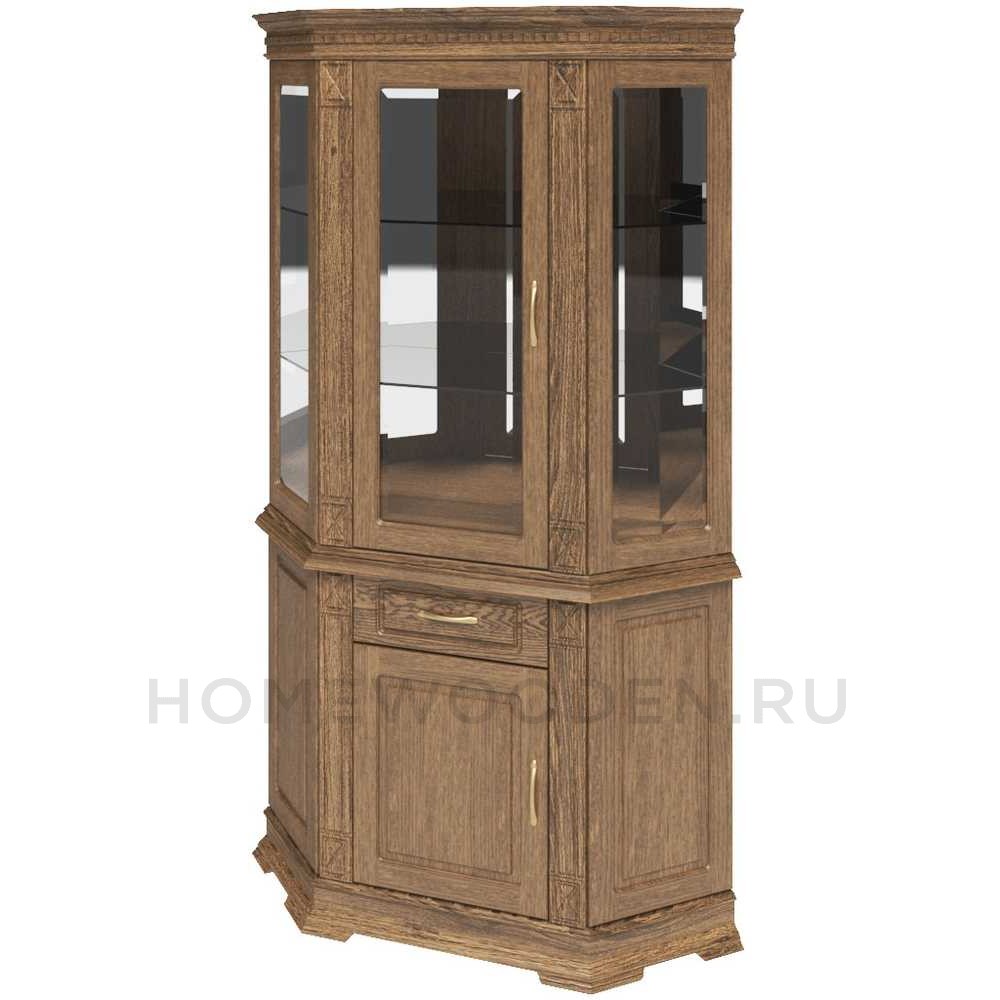 Шкаф комбинированный угловой Верди Классик П1.0487.0.18 (П487.18з)