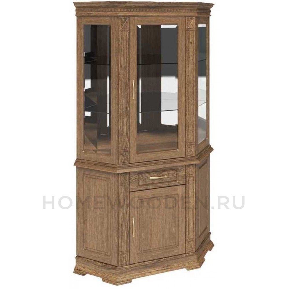 Шкаф комбинированный угловой Верди Классик П1.0487.0.18 (П487.18з)