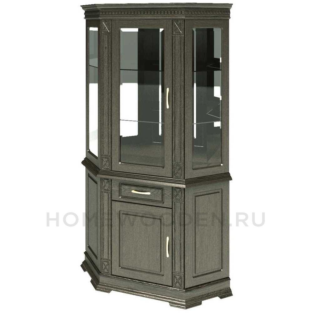 Шкаф комбинированный угловой Верди Классик П1.0487.0.18 (П487.18з)