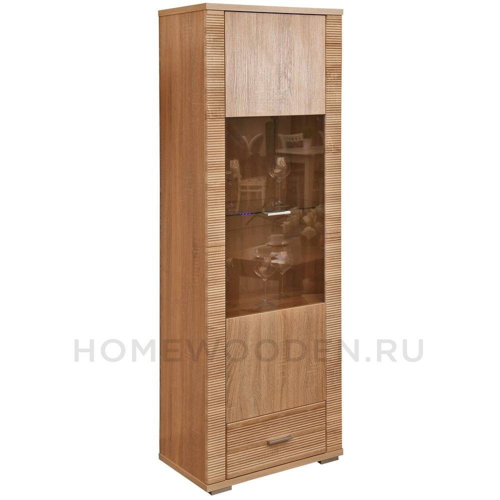 Шкаф с витриной Гресс П501.04