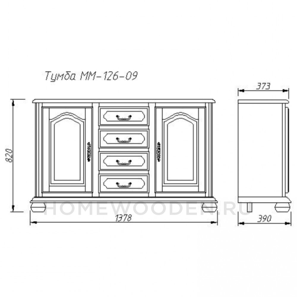 Тумба Давиль ММ-126-09