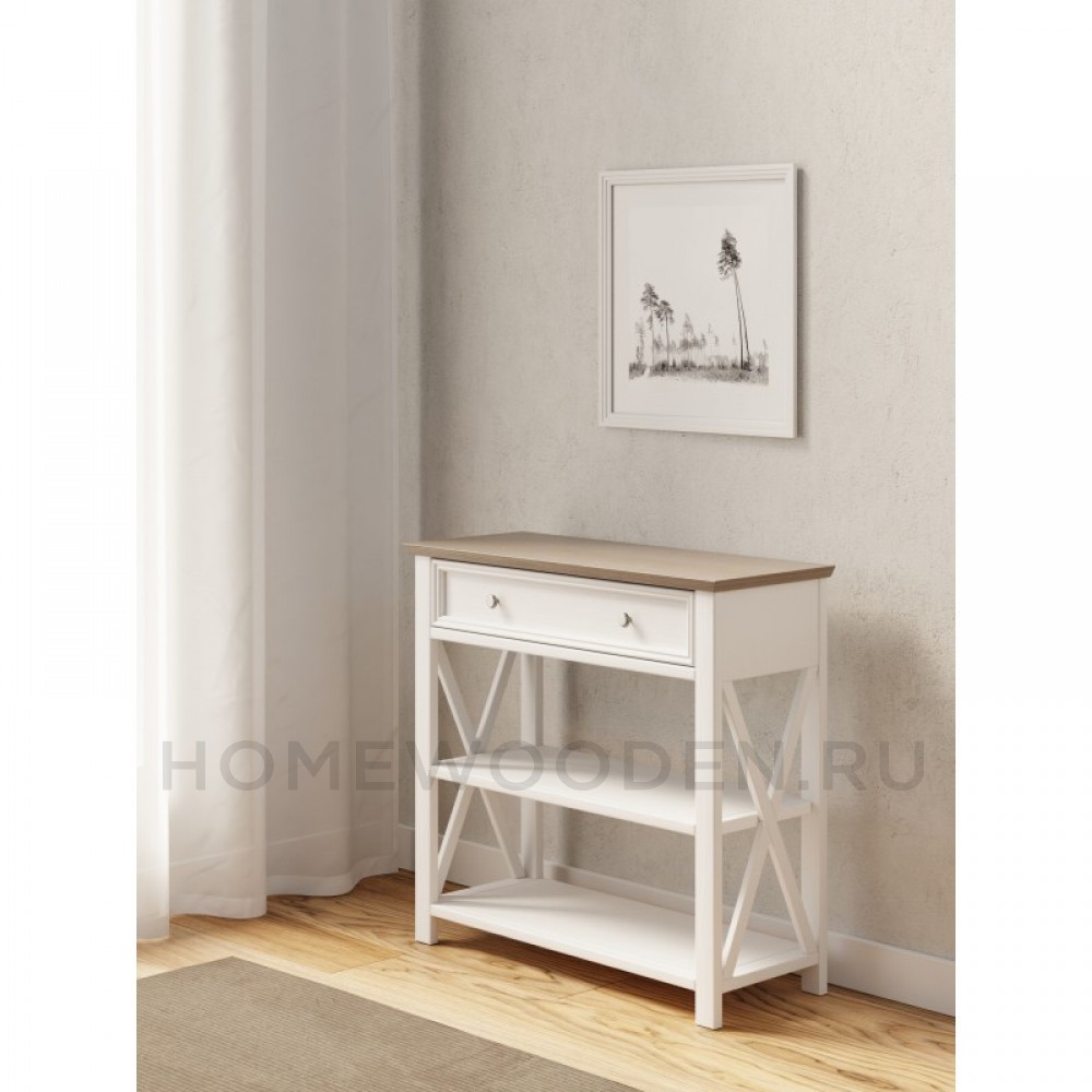 КОНСОЛЬ ФОРЕСТ БЕЛЫЙ ВОСК/АНТРАЦИТ