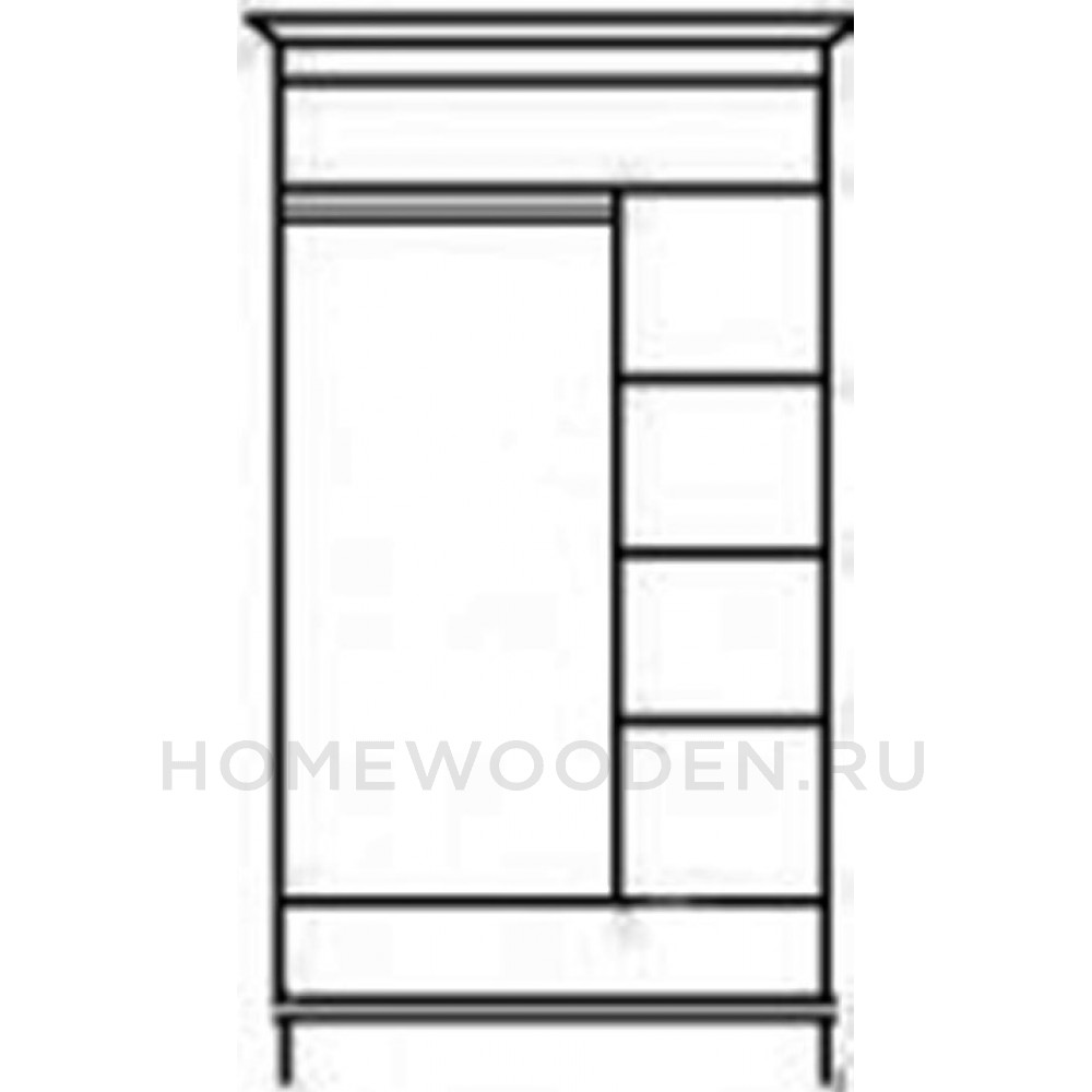 Шкаф Оскар ММ-216-01/02