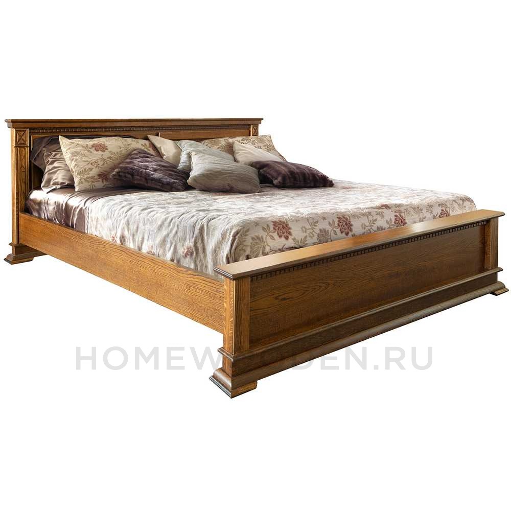 Кровать двойная Верди Классик с низким изножьем П3.0487.1.22