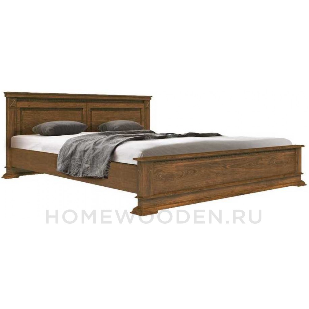Кровать двойная Верди Классик с низким изножьем П3.0487.1.22