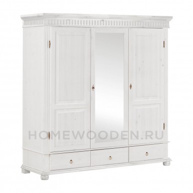 Шкаф "Хельсинки" 3SPGT из массива сосны